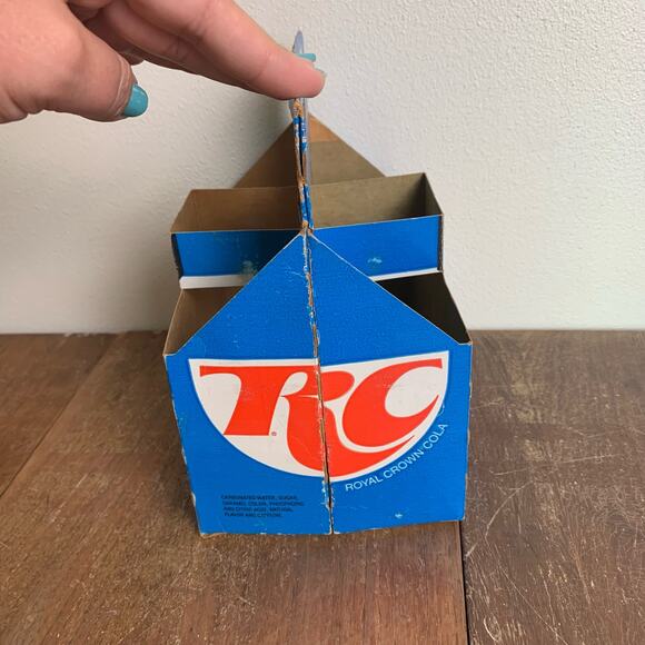 Vintage soda pop bottle carton Me and My RC Money Back Bottles case carrier - Picture 4 of 8